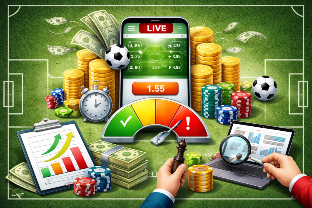 live betting position management strategy